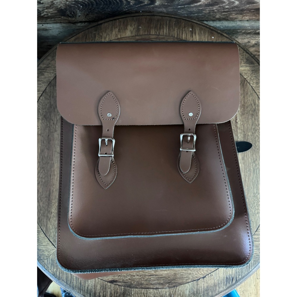The Cambridge Satchel Co Portrait Backpack Brown Leather Satchel Bag